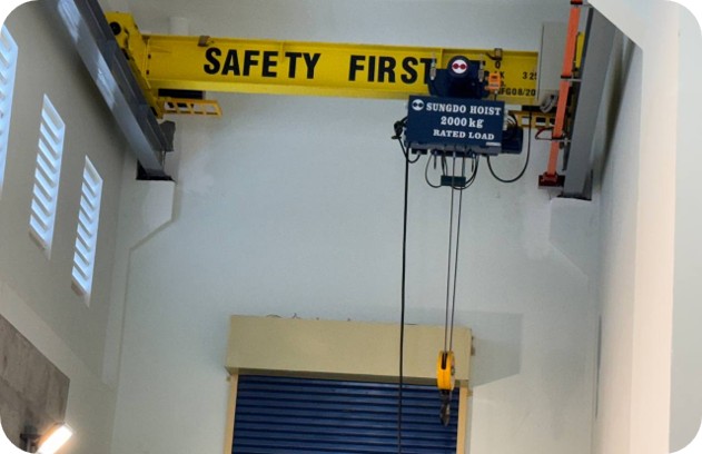 Phnom Penh Water Supply Authority - Overhead Crane 2T